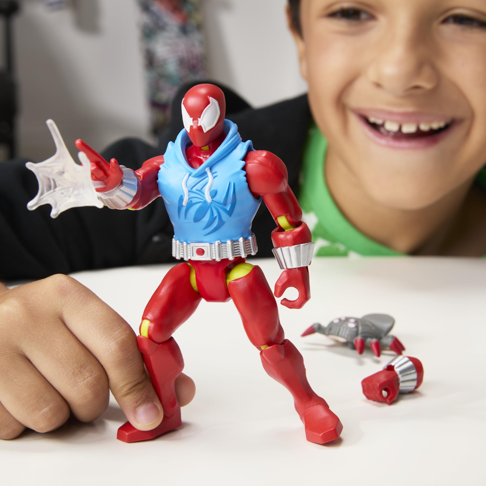 Amazon.com: SPIDER-MAN MixMashers Marvel Scarlet Spider Custom Mix